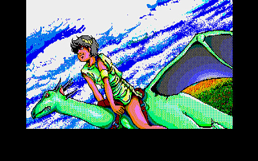 画像ギャラリー No.002のサムネイル画像 / 「ミッドガルツ（PC-9801・Windows11対応版）」，プロジェクトEGGで配信開始。1989年にウルフ・チームが発売したシューティングゲーム