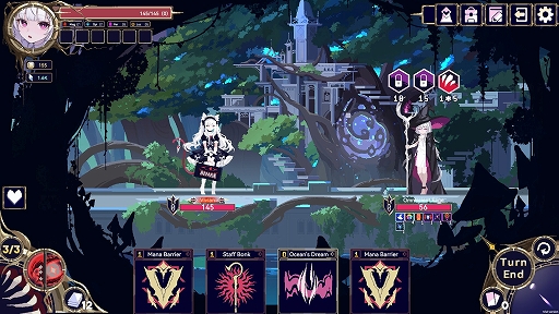 画像ギャラリー No.004のサムネイル画像 / 最大4人で遊べるローグライクカードゲーム「終焉魔女の旅々」，配信開始。200種類以上のベースカードをカスタマイズして強力な戦術を生み出そう
