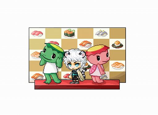 画像ギャラリー No.010のサムネイル画像 / 「メイプルストーリー」がかっぱ寿司とコラボ。コラボメニュー試食レポート＆各種施策を紹介