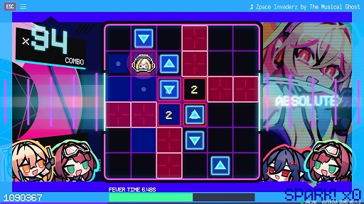 画像ギャラリー No.003のサムネイル画像 / 音楽に乗って障害をかわすリズムアクションゲーム「アステリカ:ファントムローズ・リフレイン」,本日配信開始