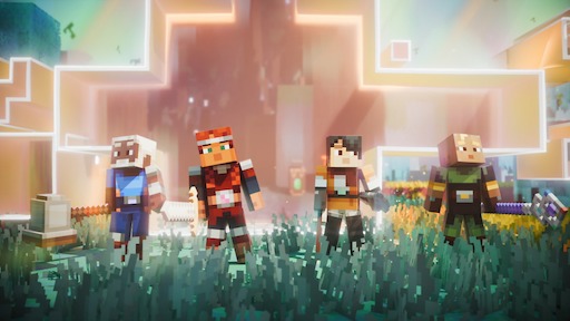 画像ギャラリー No.022のサムネイル画像 / 9月29日発売の「Minecraft Dungeons II」を開発陣と体験。約15年ぶりに登場する新ディメンション「シフト」(Sift)を4人協力プレイで飛び回ってきた