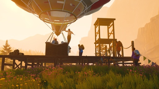 画像ギャラリー No.002のサムネイル画像 / 最大8人の協力プレイに対応した登山アクション「Sunset Summit」，Steamでリリース。おじいちゃんとおばあちゃんが日没までに頂上を目指す