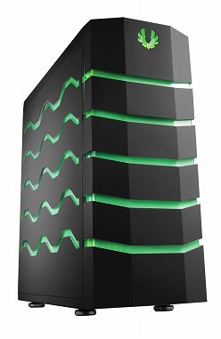 画像ギャラリー No.001のサムネイル画像 / BitFenixのゲーム用PCケース「Colossus」に緑&赤LEDモデル登場