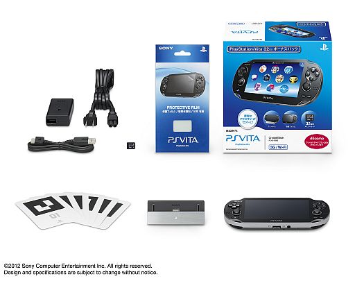 画像ギャラリー No.001のサムネイル画像 / PS Vita本体とメモリーカード 32GBなどがセットになった「32GBボーナスパック」が11月15日,「みんなのGOLF 6」付き「スターターパック」が22日に発売