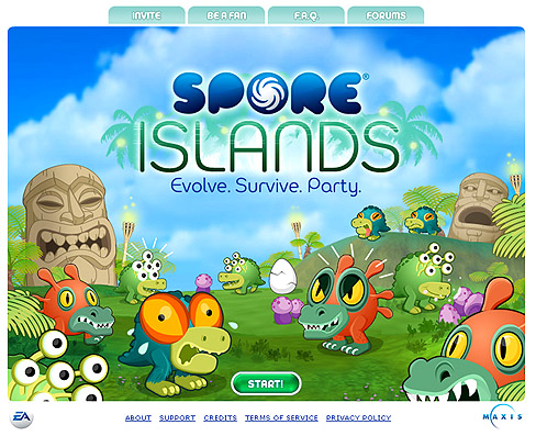 画像ギャラリー No.002のサムネイル画像 / EA，FacebookでSPOREっぽいプレイが楽しめる無料ゲーム，「Spore Islands」を公開