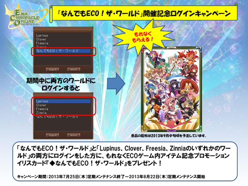 画像ギャラリー No.026のサムネイル画像 / 「エミル・クロニクル・オンライン」の期間限定イベントワールド「なんでもECO！ザ・ワールド」を体験。ブルジョワ気分でECOの夏を満喫しよう