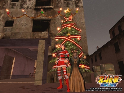 画像ギャラリー No.001のサムネイル画像 / 「北斗の拳ONLINE」世紀末聖夜2008第2弾，ゲーム内イベント開催