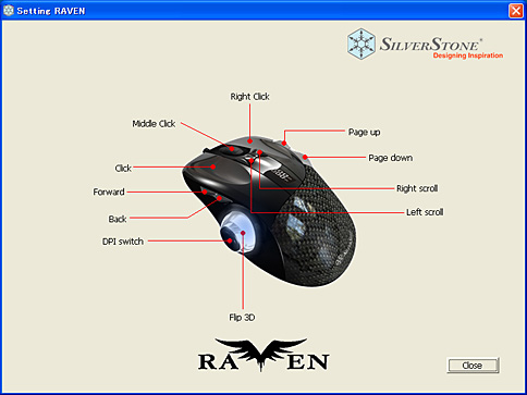 画像ギャラリー No.013のサムネイル画像 / SilverStoneのゲーマー向け周辺機器ブランド「Raven」第1弾マウス，ファーストインプレッション