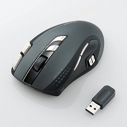 画像ギャラリー No.002のサムネイル画像 / エレコム,ゲーマー向け多ボタンマウスを1月中旬に発売。有線モデルと有線&無線両対応モデルの2製品