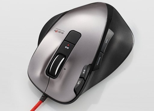 画像ギャラリー No.001のサムネイル画像 / エレコム,8ボタン搭載の光学式ゲーマー向けマウス「M-XG3GBK」を11月上旬に発売