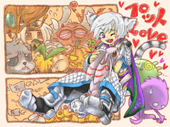 画像ギャラリー No.012のサムネイル画像 / 1番はどれ？　「ホーリービースト」，イラストコンテスト入賞作を発表