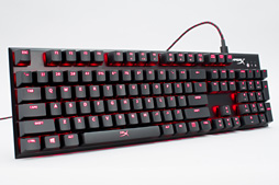 画像ギャラリー No.002のサムネイル画像 / 「HyperX Alloy FPS Mechanical Gaming Keyboard」レビュー。フローティングデザイン採用のCherry MX搭載モデル，その実力は