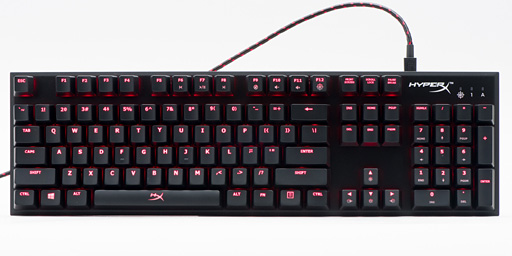 画像ギャラリー No.003のサムネイル画像 / 「HyperX Alloy FPS Mechanical Gaming Keyboard」レビュー。フローティングデザイン採用のCherry MX搭載モデル，その実力は