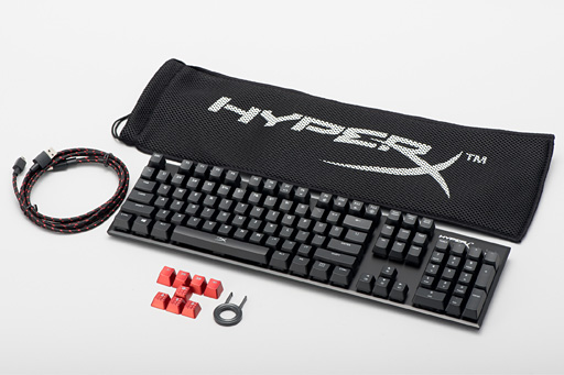 画像ギャラリー No.004のサムネイル画像 / 「HyperX Alloy FPS Mechanical Gaming Keyboard」レビュー。フローティングデザイン採用のCherry MX搭載モデル，その実力は
