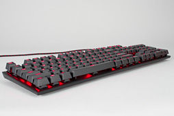 画像ギャラリー No.005のサムネイル画像 / 「HyperX Alloy FPS Mechanical Gaming Keyboard」レビュー。フローティングデザイン採用のCherry MX搭載モデル，その実力は