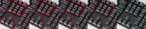 画像ギャラリー No.010のサムネイル画像 / 「HyperX Alloy FPS Mechanical Gaming Keyboard」レビュー。フローティングデザイン採用のCherry MX搭載モデル，その実力は