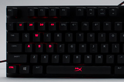 画像ギャラリー No.011のサムネイル画像 / 「HyperX Alloy FPS Mechanical Gaming Keyboard」レビュー。フローティングデザイン採用のCherry MX搭載モデル，その実力は