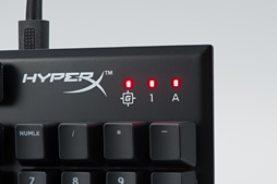 画像ギャラリー No.021のサムネイル画像 / 「HyperX Alloy FPS Mechanical Gaming Keyboard」レビュー。フローティングデザイン採用のCherry MX搭載モデル，その実力は