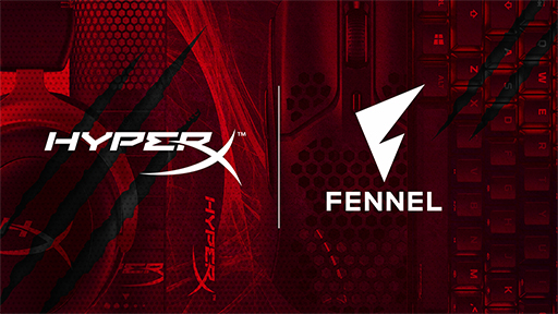 画像ギャラリー No.001のサムネイル画像 / HyperX,プロチーム「FENNEL」の公式周辺機器パートナーに就任