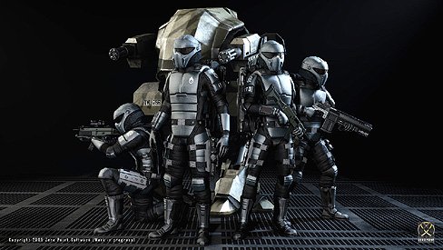 画像ギャラリー No.005のサムネイル画像 / スペースマリーンとエイリアンが激突！　デンマークから期待のSF FPS，「Interstellar Marines：The Vault」が発表