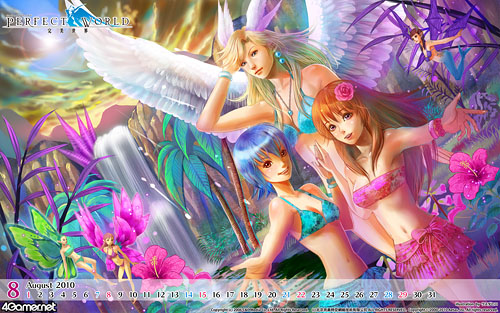 画像ギャラリー No.001のサムネイル画像 / 「Perfect World -完美世界-」の公式イラストレーターさんにまい&しうの水着姿を描いてもらったよ。4Gamer&ゲームタイトルのコラボ壁紙紹介コーナー「まい・しうの☆壁紙で逢いましょう☆」第2回はこちら