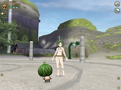 画像ギャラリー No.004のサムネイル画像 / 「MFO」,夏休み限定冒険地「クレハザ岬」に巨大スイカが出現!?