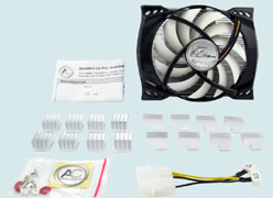 画像ギャラリー No.004のサムネイル画像 / Arctic Cooling,ミドルクラスGPUの多くに対応した安価なクーラー,「Accelero L2 Pro」を発表