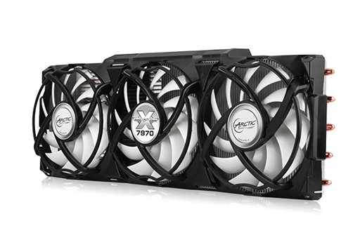 画像ギャラリー No.001のサムネイル画像 / Radeon HD 7900&7800シリーズに対応するGPUクーラー「Accelero Xtreme 7970」がARCTICから登場