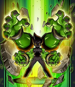 画像ギャラリー No.002のサムネイル画像 / 「ゲットアンプドX」，巨大な拳で敵を粉砕する「ヘカトンケイル」登場。復刻アクセも