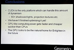 画像ギャラリー No.004のサムネイル画像 / ［GDC 2011］CUDAに実装されたミドルウェアEnlightenのデモムービーも公開。NVIDIAブースで行われていたGPU Radiosityのミニセッションをレポート