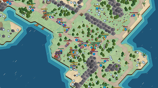 画像ギャラリー No.001のサムネイル画像 / MMORPGの裏側を運営するシミュレーション「MMOS: MMO Simulator」，Steamで体験版を配信中。数千人の自律型冒険者を満足させよう