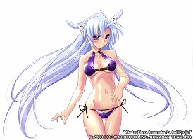 画像ギャラリー No.022のサムネイル画像 / 「暁のアマネカと蒼い巨神」発売延期。おわび(?)の水着イラスト大公開