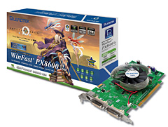 画像ギャラリー No.001のサムネイル画像 / アスク,FEZ推奨で購入特典付きのGeForce 8600 GT搭載カード