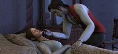 画像ギャラリー No.001のサムネイル画像 / ドラキュラとの戦いを描くホラーADV，「Dracula：Origin」のムービーが公開