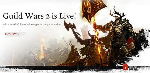 画像ギャラリー No.002のサムネイル画像 / 「Guild Wars 2」の正式サービスがスタート。プレオーダーでミリオン達成，アーリーアクセス段階で40万人もの同時アクセス数を記録