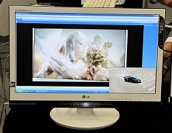 画像ギャラリー No.007のサムネイル画像 / LGエレクトロニクス，ゲーマー向けPCディスプレイ「W2363V」発表。「遅延なし」を謳うスルーモード搭載