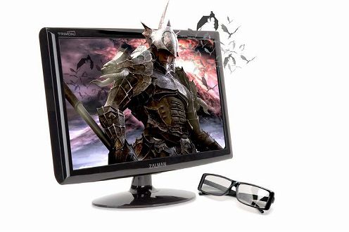 画像ギャラリー No.002のサムネイル画像 / GeForce＆Radeon両対応のZalman製21.5インチ3Dディスプレイ登場