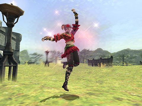 画像ギャラリー No.001のサムネイル画像 / ［TGS 2007＃01］「ファイナルファンタジーXI アルタナの神兵」のムービーが上映中。期待の新ジョブは“踊り子”