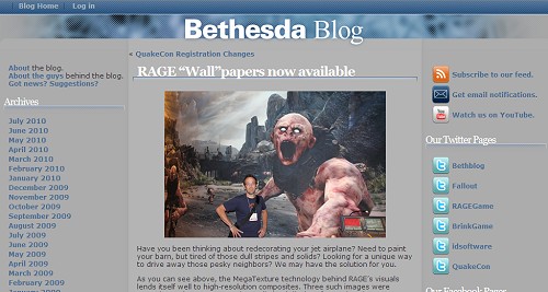 画像ギャラリー No.002のサムネイル画像 / Bethesda Softworksが「Rage」の巨大画像を公開。最大規模はたった一枚で363MBという,使い道がまったく想像できない“超”特大サイズ