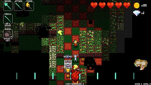 画像ギャラリー No.009のサムネイル画像 / インディーズゲームの小部屋：Room＃379「Crypt of the NecroDancer」
