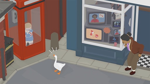 画像ギャラリー No.008のサムネイル画像 / インディーズゲームの小部屋:Room#604「Untitled Goose Game 〜いたずらガチョウがやって来た!〜」