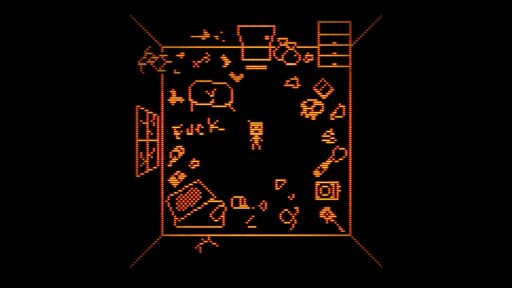 画像ギャラリー No.002のサムネイル画像 / 六畳一間に引きこもる主人公が部屋の奥に出現した奇妙な地下世界を探索。1bitアクションADV「ロクジョーヒトマ」，Steamストアページを公開