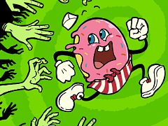 ドーナツ屋を経営しつつ，迫りくる異変に対処するホラーゲーム「DONUT PANIC」（ドーナッても冷静に），デモ版を配信開始
