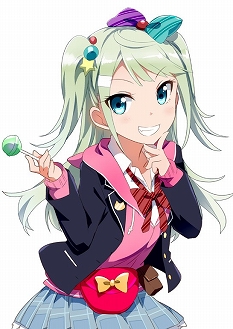 画像ギャラリー No.001のサムネイル画像 / 「桃色大戦ぱいろん」,コスプレイヤー「神山マリン(CV:諸星すみれ)」が登場