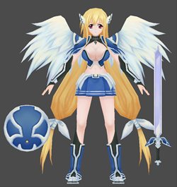 画像ギャラリー No.004のサムネイル画像 / 「アークサイン」，「劇場版そらのおとしもの 〜時計じかけの哀女神（エンジェロイド）〜」タイアップキャラ第1弾「アストレア」実装