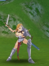 画像ギャラリー No.005のサムネイル画像 / 「アークサイン×クイーンズブレイド」第1弾,放浪の戦士「レイナ」が登場