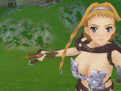 画像ギャラリー No.011のサムネイル画像 / 「アークサイン×クイーンズブレイド」第1弾,放浪の戦士「レイナ」が登場
