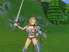 画像ギャラリー No.014のサムネイル画像 / 「アークサイン×クイーンズブレイド」第1弾,放浪の戦士「レイナ」が登場