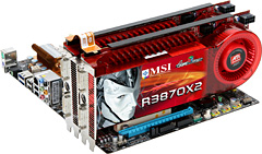 画像ギャラリー No.004のサムネイル画像 / MSI,クロックアップ版のATI Radeon HD 3870 X2カードを発売
