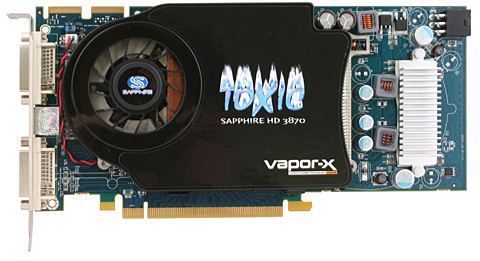 画像ギャラリー No.001のサムネイル画像 / Sapphire,1スロット仕様のクーラー搭載版Radeon HD 3870カード